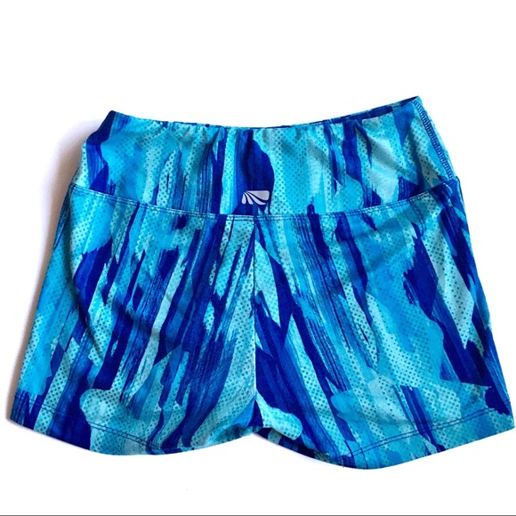 Women’s blue athletic fitted shorts in size small - Picture 5 of 6